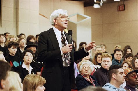 dr phil divorced|Phil Donahue, talk show host, dead at 88 .